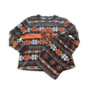NFL Chicago Bears Mens 2XL Pajama Set Long Sleeve Pants Sleepwear Fleece Lounge